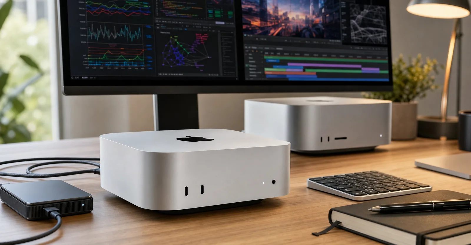 Immagine editoriale che rappresenta: Mac mini accelera con M6 e Mac Studio passa agli M5 più potenti