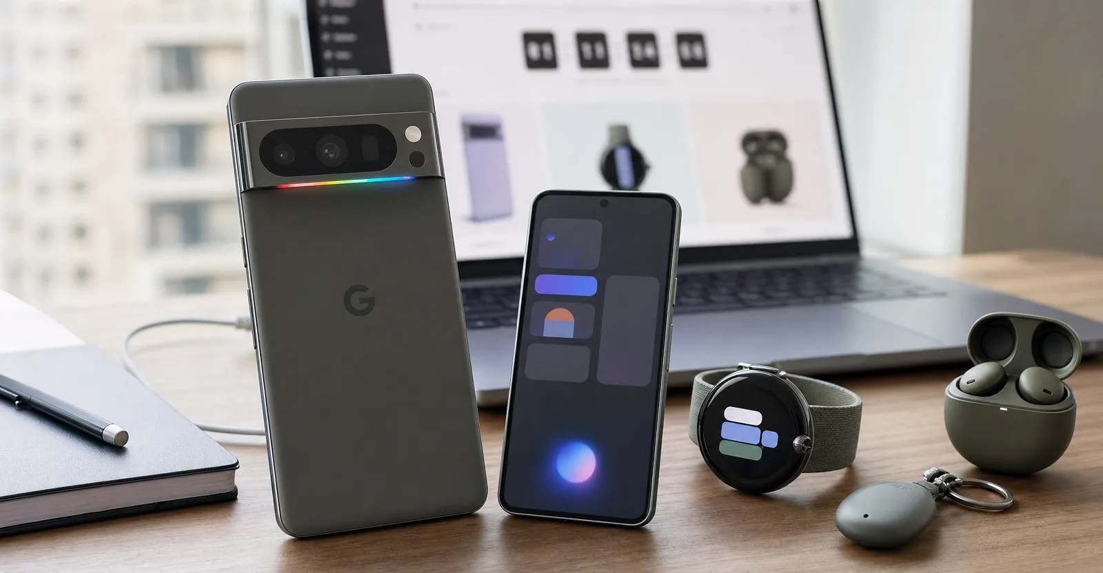 Immagine editoriale che rappresenta: Made by Google del 12 agosto, Pixel 11 potrebbe svelarsi prima dello show con Watch 5 e Pixel Tag