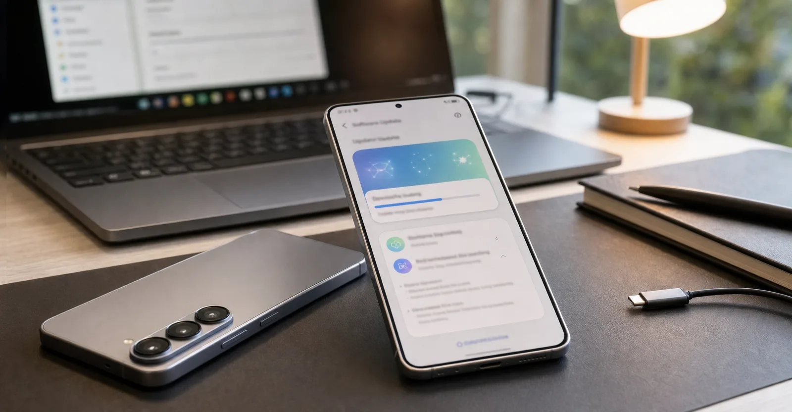 Immagine editoriale che rappresenta: One UI 9 accelera verso il rilascio stabile: la Beta 7 porta l’AI sui Galaxy S26