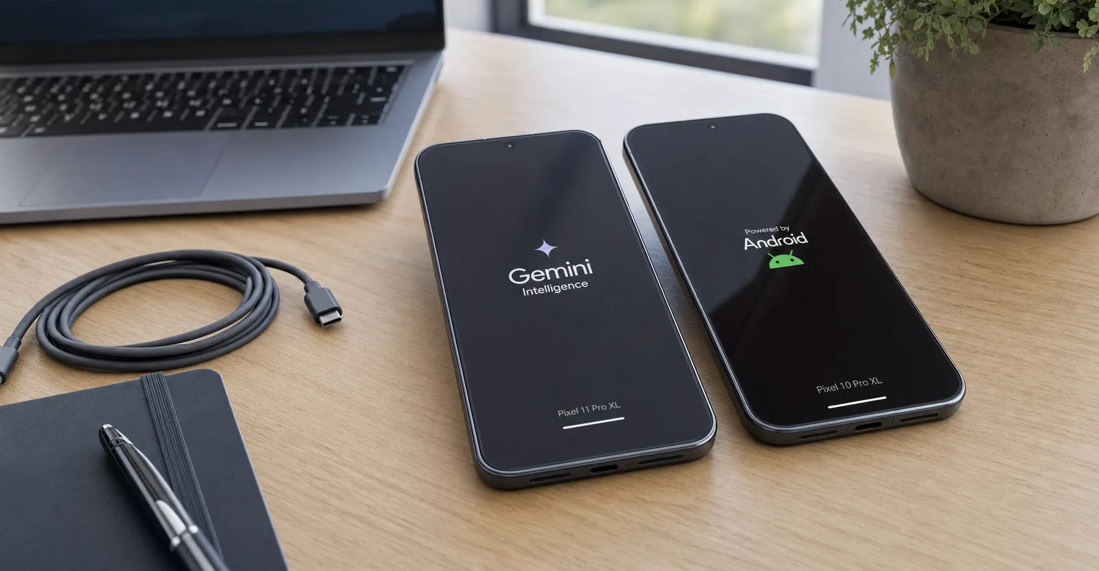 Immagine editoriale che rappresenta: Pixel 11 cambia la schermata di avvio: Gemini prende il posto di Android
