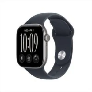 Apple - Watch Series 12 Gps 42mm Alluminio Grigio Siderale-sport Band Blu Marino - M/l