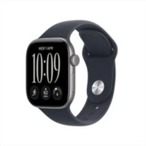 Apple - Watch Series 12 Gps+cellular 42mm Alluminio Grigio-sport Band Blu Marino - M/l