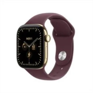 Apple - Watch Series 12 Gps + Cellular 42mm Titanio Oro-sport Band Borgogna - S/m
