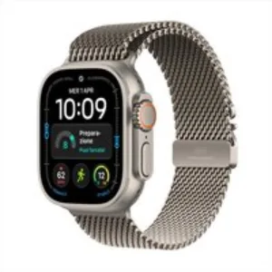 Apple - Watch Ultra 4 Gps + Cellular 49mm Titanio-loop Milanese Naturale - M