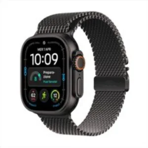 Apple - Watch Ultra 4 Gps + Cellular 49mm Titanio-loop Milanese Nero - Large