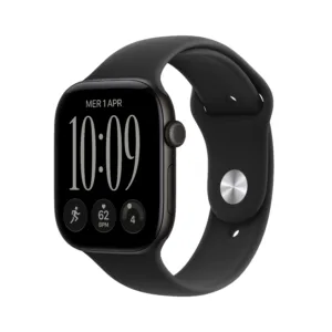 Apple Watch Series 12 GPS+Cellular 46MM S/M Cassa Alluminio Nera e Sport Band Nero