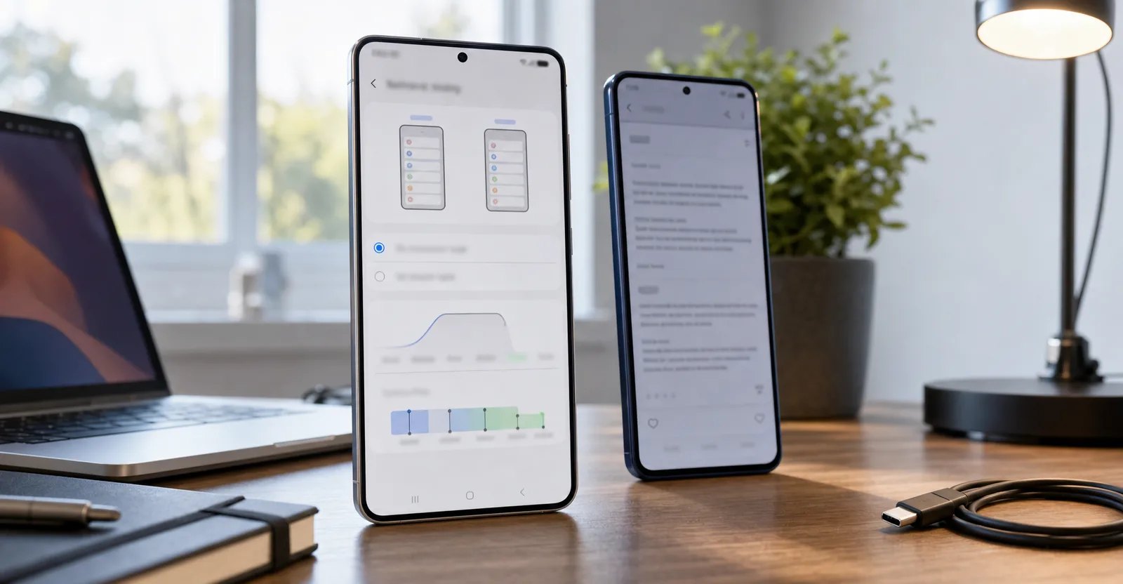 Immagine editoriale che rappresenta: Galaxy S25 e S24, One UI 9 punta sull’autonomia con nuovi refresh rate