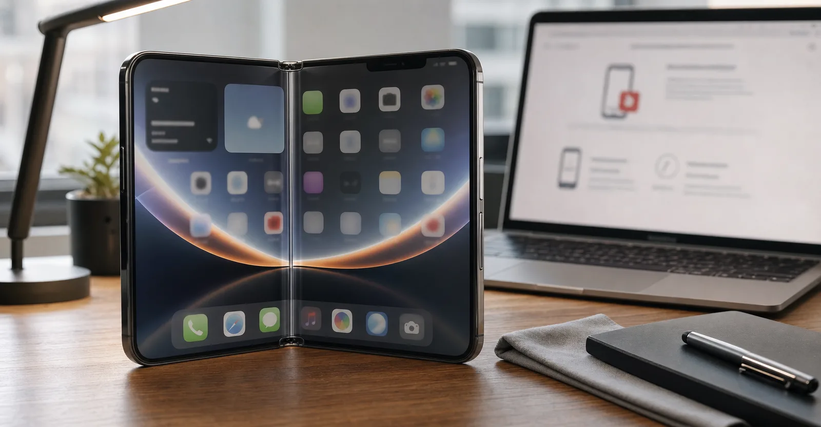 Immagine editoriale che rappresenta: iPhone Duo, il punto rimasto scoperto è la durata dello schermo pieghevole