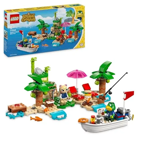 LEGO Animal Crossing Tour in Barca di Remo, Giochi Creativi per Bambini e Bambine da 6 Anni con 2 Personaggi della Serie di Videogiochi Incluso Scott lo Scoiattolo, Idea Regalo di Compleanno 77048