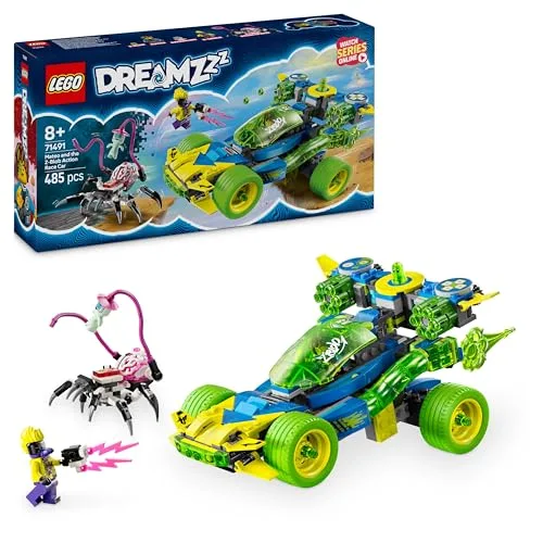 LEGO DREAMZzz Il Fuoristrada da Corsa di Mateo e Z-Blob, Giochi di Ruolo 3 in 1 Trasformabili per Bambini e Bambine da 8 Anni, Veicolo o Macchina Giocattolo o Moto, Idea Regalo di Compleanno 71491