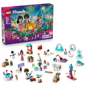 LEGO Friends Calendario dell'Avvento 2026 - Giochi per Bambine e Bambini 6+ per il Countdown di Natale - 24 Sorprese tra cui 3 Mini Bamboline, 6 Animali Giocattolo e Accessori - Idea Regalo - 42698