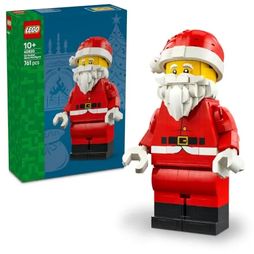 LEGO Grande Minifigure di Babbo Natale - Kit Natalizio di Arti e Mestieri con Figura di Babbo Natale - Decorazione per la Casa Festiva - Idea Regalo per Bambini e Bambine da 10 Anni in su - 40820