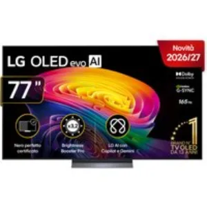 Lg Oled Evo Ai 77 Pollici Serie C6 Oled77c65la, 4k, Hyper Radiant Color, Processore Î11 Gen3, Vrr 165hz,g-sync, Smart Tv 2026