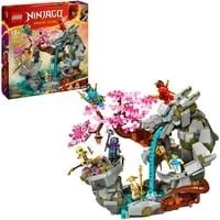 NINJAGO 71819 Santuario della Pietra del Drago Giocattolo, Giochi per Bambini 13+, 6 Minifigure e Campo di Addestramento, Giochi di costruzione