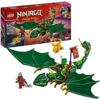 NINJAGO Drago della Foresta Verde di Lloyd - Giocattolo Snodabile da Costruire con 2 Minifigure e Armi, Giochi Bambini 6+, Giochi di costruzione
