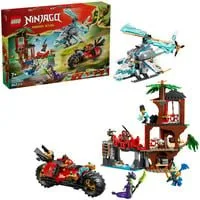 Ninjago Showdown nella casa sull''albero con la moto ninja, Giochi di costruzione