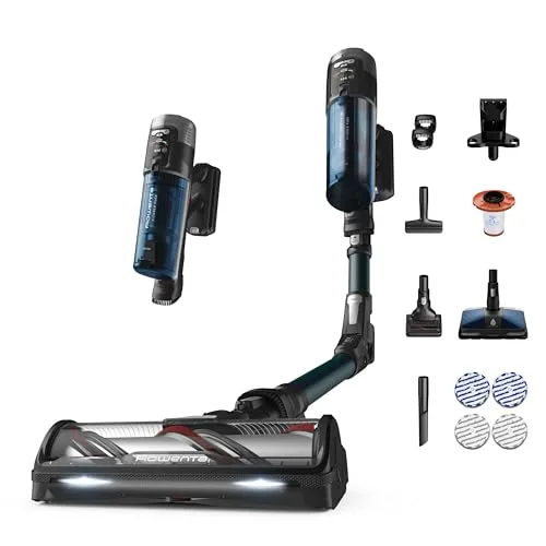Rowenta X-Force Flex 13.60 Animal Aqua, Aspirapolvere Senza Fili, RH9AD1