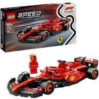 Speed Champions 77242 Auto da Corsa Ferrari F1 SF-24 Giocattolo da Collezione con Minifigure Formula 1 per Bambini 10+, Giochi di costruzione