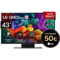TV 43 pollici LG QNED evo AI MiniLED QNED87B 4K Smart TV 2026 - 43QNED87B6A | LG IT