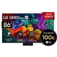 TV 86 pollici LG QNED evo AI MiniLED QNED87B 4K Smart TV 2026 - 86QNED87B6A | LG IT