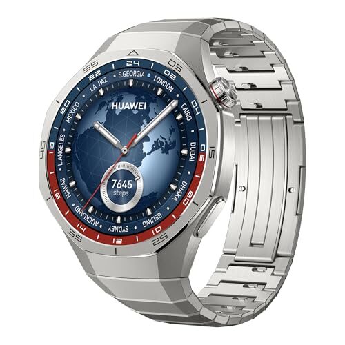 HUAWEI WATCH GT5 Pro 46mm Titanio Smartwatch, Design Elegante, Sport di Alto Livello, Monitoraggio della Salute, 100 Modalità