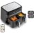 Moulinex Friggitrice Ad Aria Dual Easy Fry & Grill 8 3 L Coal Grey