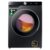 Samsung Lavatrice AI Control WW90DG6U85LB/U3 Libera installazione, 9 Kg, 1400 RPM, Wifi, Ecodosatore, Vapore, Carica Frontale, Corpo: Nero, Oblò: Nero