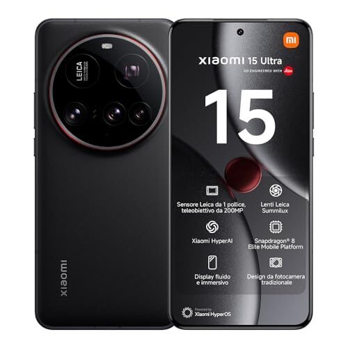 Xiaomi 15 Ultra 16+512GB Nero